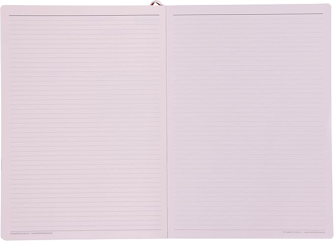 A5 Franklin Planner Organizer One Page Per Day Metallic Begins January 2025, Black Gold 86304