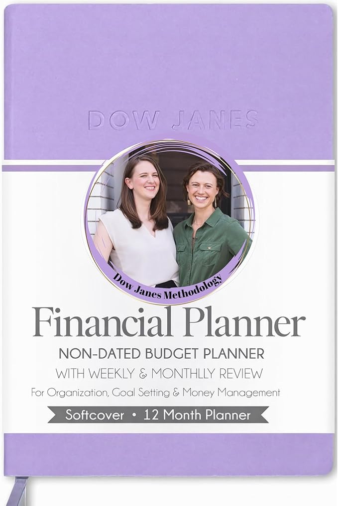 Dow Janes Planner Panda Planner Budget Planner 2026 Financial Planner – Monthly Budget Planner & Bill Payment Tracker, Expense Tracker Notebook, Budget Book, 8.5 x 11 Softcover Purple 120gsm