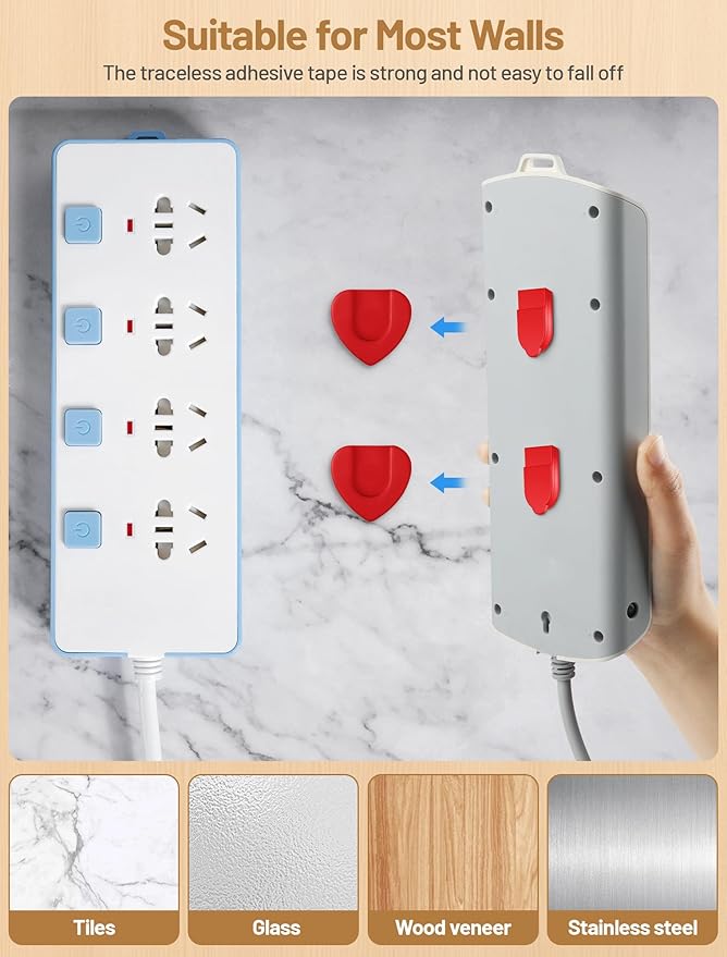 10psc Magnetic Remote Control Holder Wall Mount, TV Remote Holder, Storage Magnetic Disc Wall Mounted for Fan Air Conditioner Remote Home Office Supply Red