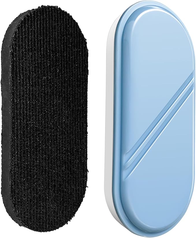 Magnetic Detachable Dry Erase Eraser, Glass Board Erasers, 1 Pack, Whiteboard Eraser for Dry Erase Board, Glass Board, Calendar Board, Office and School Supplies (Blue)