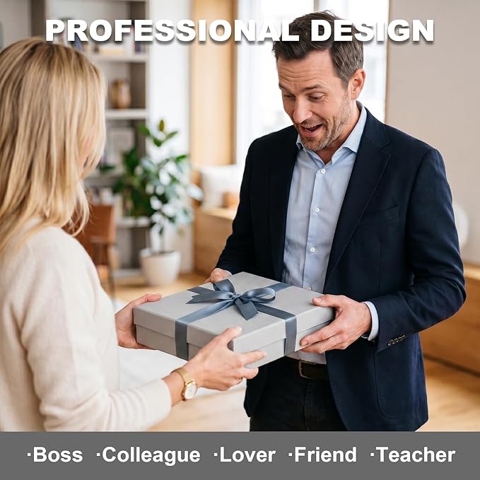AZXCG Genuine Leather Portfolio Binder for Men& Women,Padfolio Organizer with Zipper,Padfolio Folder for iPad Pro 12.9/ Letter Size Notepad,Business Executive Gift for Men,Gift for Valentine's Day