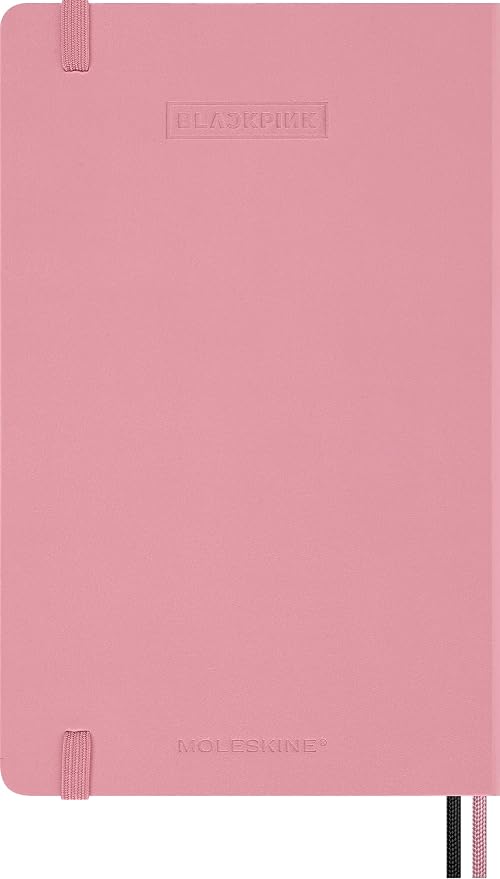 Moleskine x BLACKPINK Limited Edition 18-Month Weekly Planner 2026–2027, Hard Cover, Large (5" x 8.25"), Black & Pink, 208 Pages, Dated July 2026–December 2027