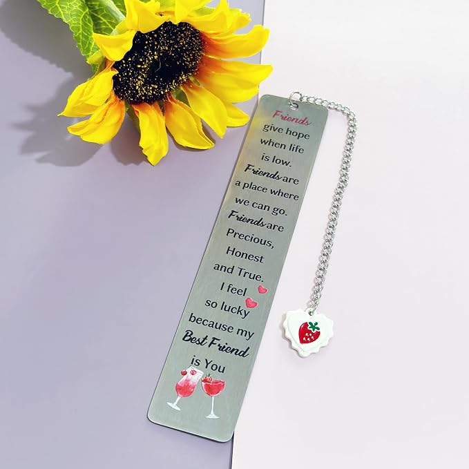 Bookmarks Graduation Friendship Appreciate Gifts Women Teens Best Friends Go to University Encourage Keepsake Birthday Christmas Distance Accompany Back to School Friends Give Hope When Life is Low