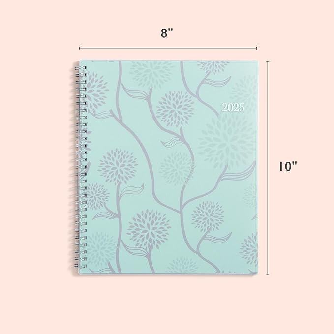 Blue Sky Planning Calendar, Lindley, Monthly Layout, Safety Wirebound (Rue Du Flore- 2025, 8" x 10")