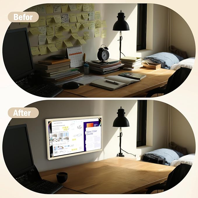 32 inch Digital Calendar,electronic digital wall touch screen smart calendar with Google Play Multi-calendar Sync for planner&personal organizers Wall/Desk Stand