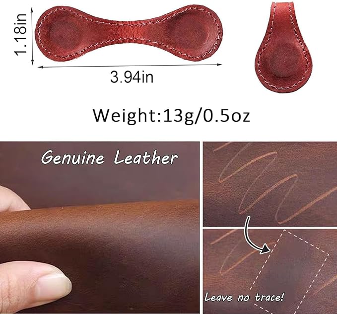 Personalized Magnetic Leather Bookmark, 26 Letters Custom Initial Bookmarks Multi-Functional for Women, Teachers, Book Lovers (C, Green)