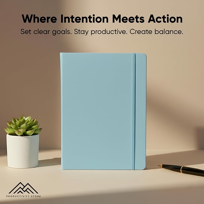 Dated, 2026 Planner, 8.5" x 11" - The Productivity Planner to Achieve Your 2026 Goals - Planner 2026-2027 by PRODUCTIVITY STORE (A4, BLUE)