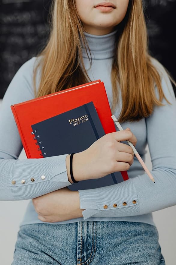 Planner 2026-2027,Weekly Monthly Planners 2026-2027,18 Monthly Planner from January 2026 to June 2027,Thick Paper,5.6"x 8.2",Daily Planners Notebook Black