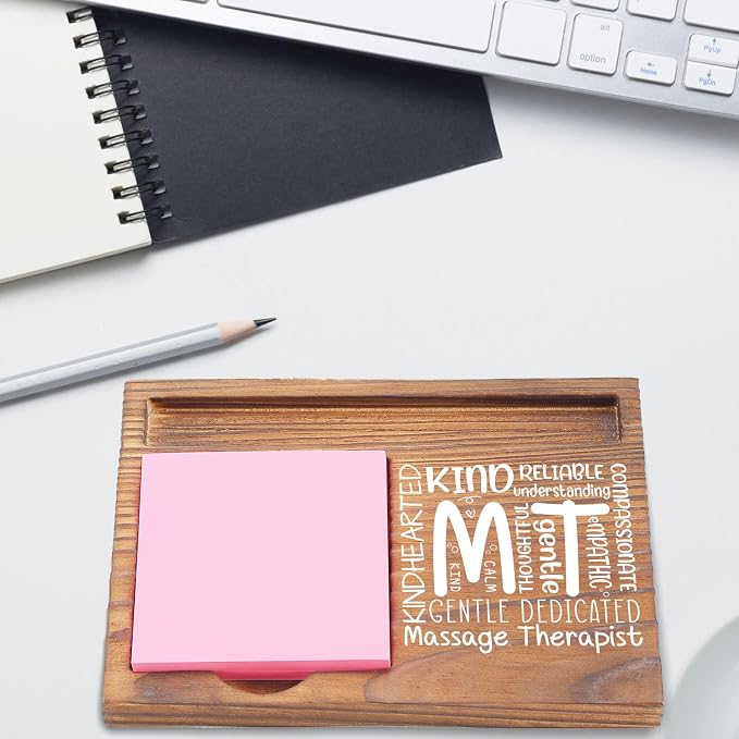 Massage Therapist Appreciation Gifts Inspirational Quote Healthcare Worker Medical Student Graduation Nursing Nurse Week Thank You Gift Desk Self Stick Note Pad Holders EDP214