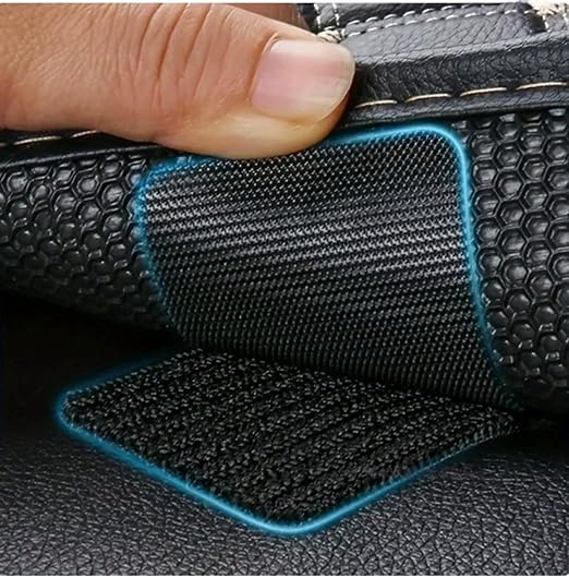 20 Pairs Heavy Duty Hook and Loop Tape, Strong Adhesive Self Adhesive Interlocking Strips for Home, Office, Car - No Drill, Damage-Free, Reusable Fasteners (12 * 40in)