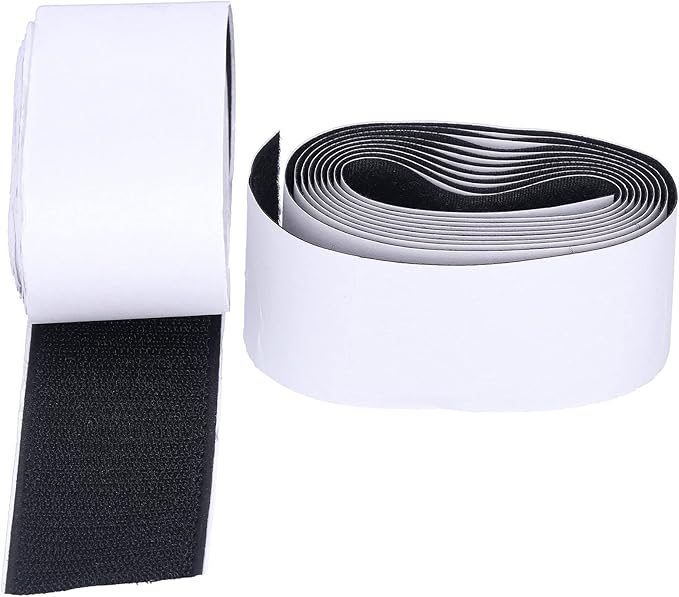 Guitar Effect Pedal Mounting Tape Strong Adhesive Nylon Tape Secure Fastening for Guitar Pedal Board 5cm x 2meters Rough Hook Surface (Hair + Gradient Surface)