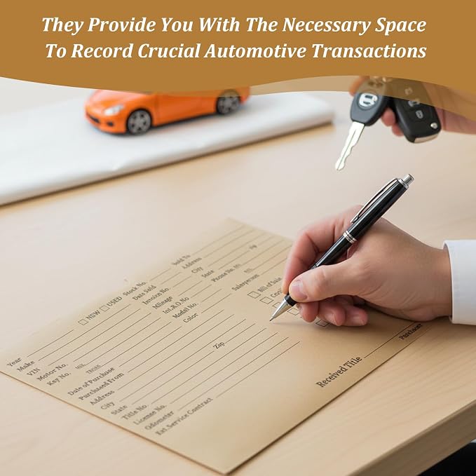 120 Pcs Project Folders - Heavy Duty Paper File Jackets for Automotive Documentation, Essential Dealership Supplies & Organization (9x12 Inch)