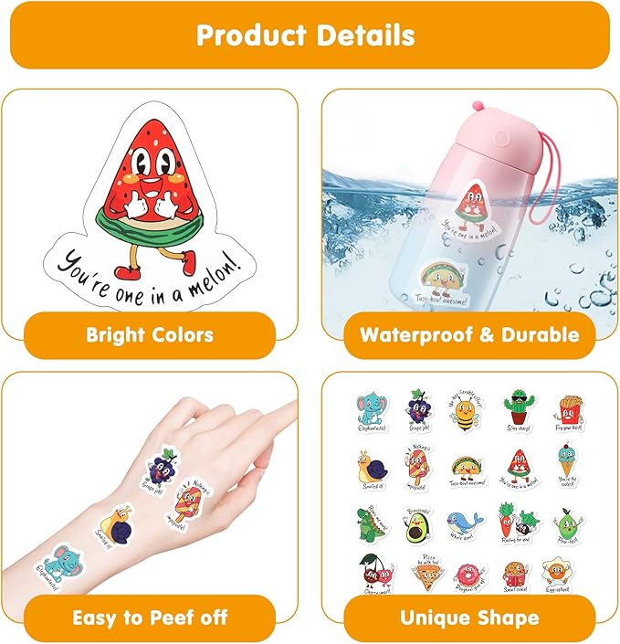 900PCS Classroom Must Haves Reward Stickers– Premium Teacher Supplies with Bulk Kids Stickers - Fun, Motivational, and Rewarding Office Products to Motivate Students and Enhance Interaction