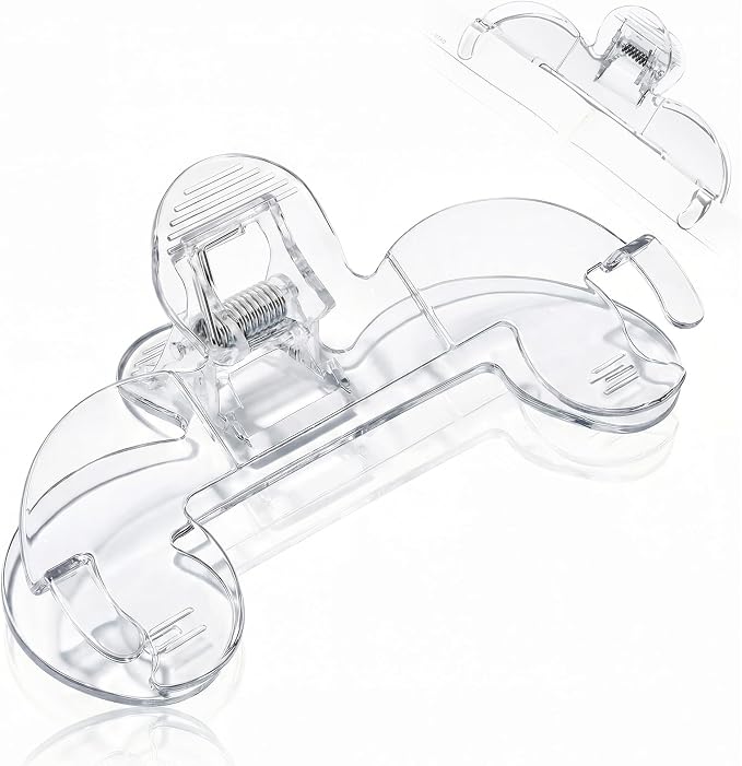 Transparent Book Page Holder for Reading, Large Book Clips to Hold Book Open, Page Holder Clip for Fixing Music Book, Page Marker for Teaching, Cooking