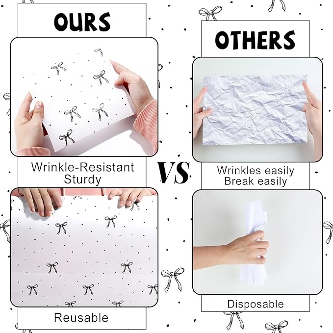 Black Bow Bulletin Board Roll Reusable Waterproof Erasable Black Bow and Book Non-Woven Fabric Bulletin Board Roll Bows Poster for Teacher Classroom Decors Wrap Crafts 15.75" x 40ft