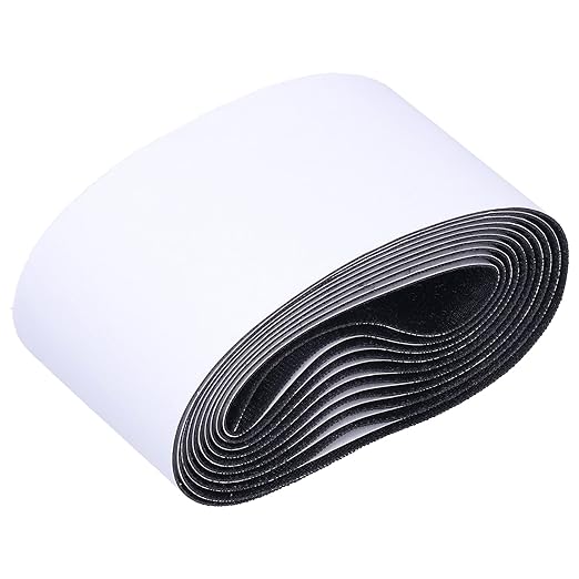 Hook and Loop Tape, Nylon Mounting Tap for Guitar Effect Pedal Board, 5cm x 2meters, Adhesive Backing (Matte)