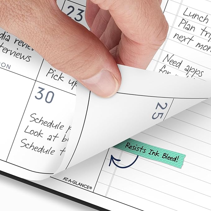 AT-A-GLANCE 2027 Planner, Monthly, 9" x 11", Contemporary Lite, Black (7026XL0527)