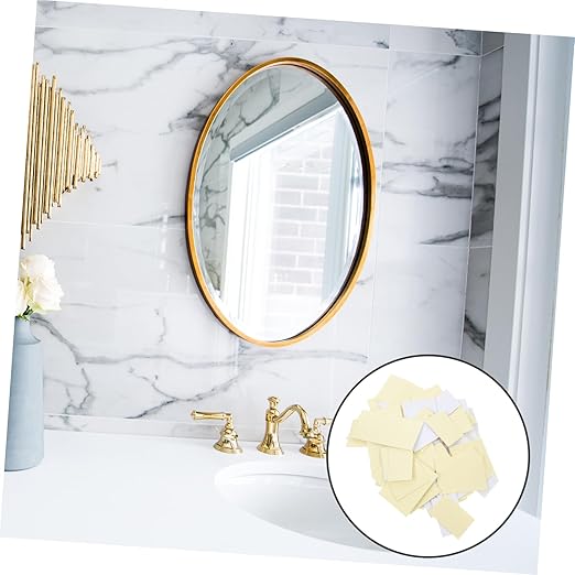 BESTOYARD Waterproof Double Sided Tape Heavy Duty Squares for Walls Mirrors Adhesive Stickers