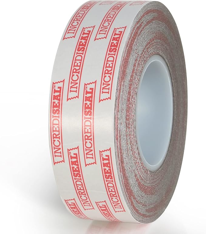 IncrediSeal 2" Heavy Duty Double Sided Permanent Bond Mounting Tape, Strong Adhesive for Indoor/Outdoor Use, Gray, 18 yd