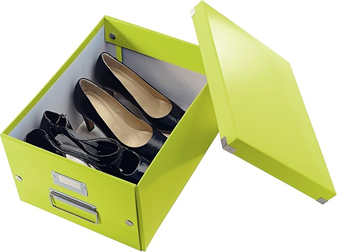 Leitz A5 Storage Box, Click and Store Range 60430001 - Small, White Storage Box A4