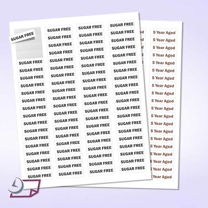 NextDayLabels 1.75x0.5 Inch Rectangle Stickers White Blank Labels for Laser Inkjet Printer - 80 Per Sheet Self-Adhesive Return Address File Folder Made in USA - 40,000 Labels
