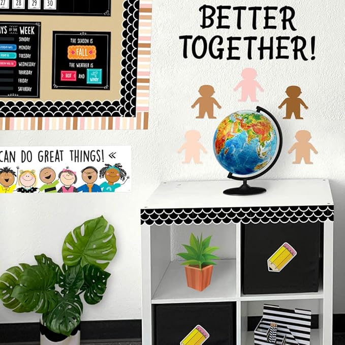 CTP Multicultural People 6" Cut-Outs Learning Décor Accents for Classroom Diversity (Creative Teaching Press 10592)