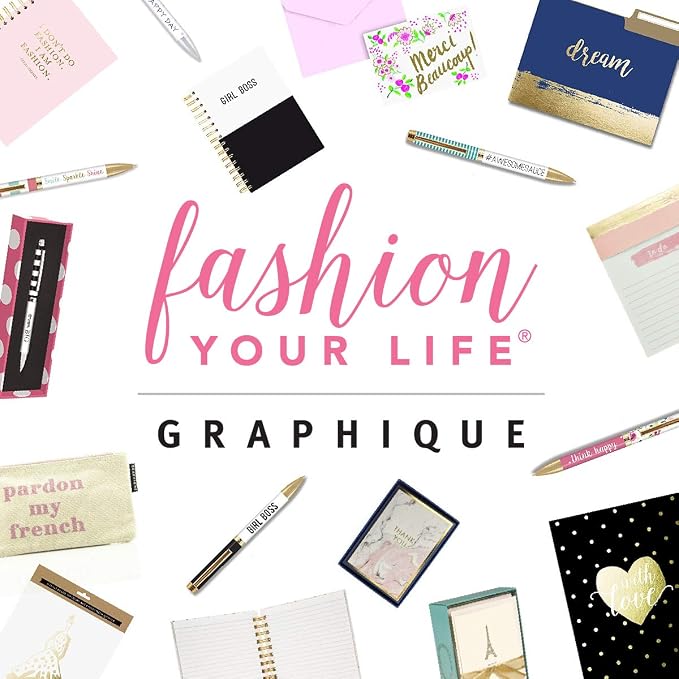Graphique Flamingo Pink File Folder Set – File Set Includes 9 Folders and 3 Unique Flamingo and Polka Dot Designs, Embellished w/ Gold Foil on Durable Triple-Scored Coated Cardstock, 11.75" x 9.5"
