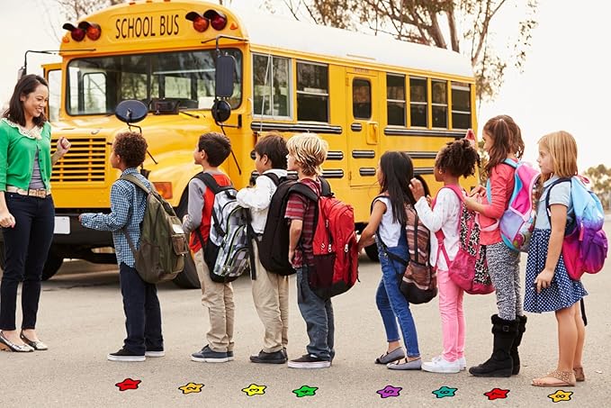 WhatSign Line up Spots for Classroom Floor Waterproof Number Stickers 36pcs Line up Numbers Stickers for Classroom Lining up Kindergarten Preschool Teachers Essentials