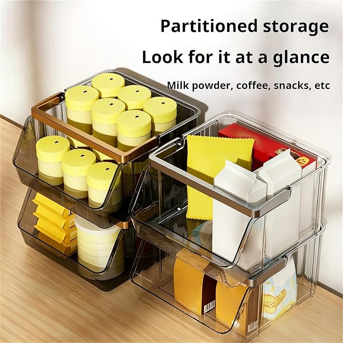 Of 3 Desktop Organizers Box Large Capacity Storage Container for Offices Supplies Desk Organization Tool Presentation Storage Box