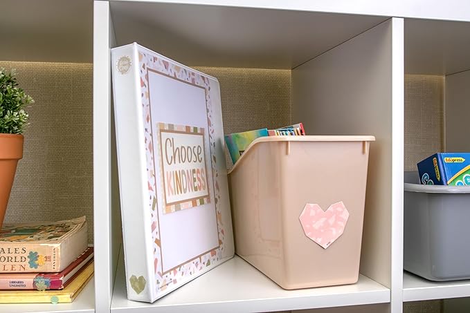 Teacher Created Resources Terrazzo Tones Hearts Stickers (TCR7228)