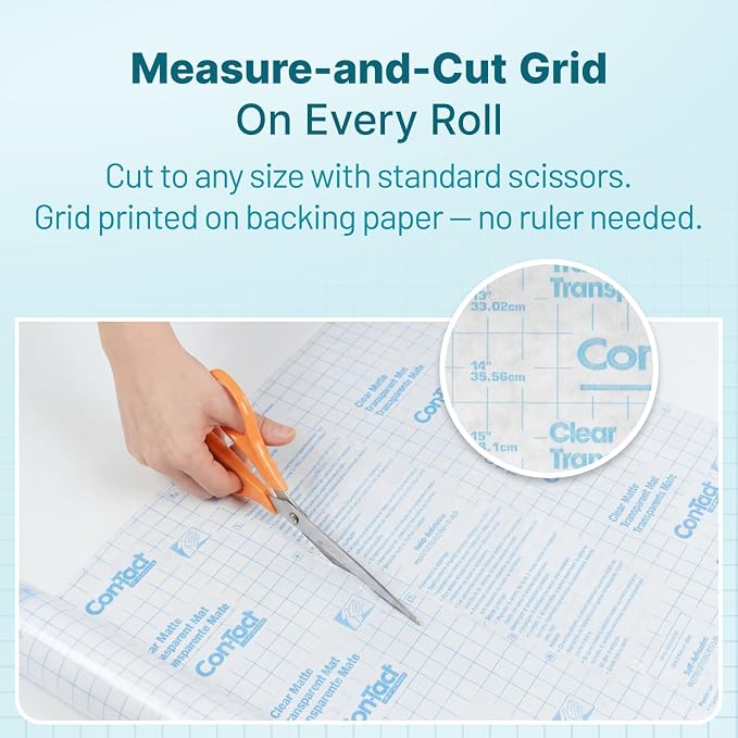 Con-Tact Brand Clear Adhesive Protective Liner to Cover Books and Documents, 13.5-Inches x 5-Feet (Pack of 3)