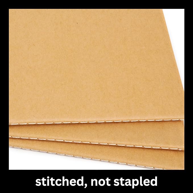 RICCO BELLO Travelers Notebook Refill Inserts, To Do Checklist, Kraft Cover, 4.25 x 8.25 inches (Set of 3)
