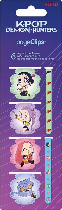 Kpop Demon Hunters - Chibi Magnetic Page Clips