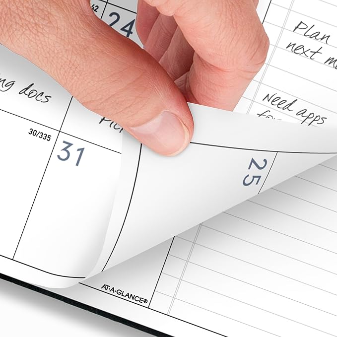 AT-A-GLANCE 2026 Planner, Monthly, 9” x 11”, Large, Contemporary, Black (70260X0526)