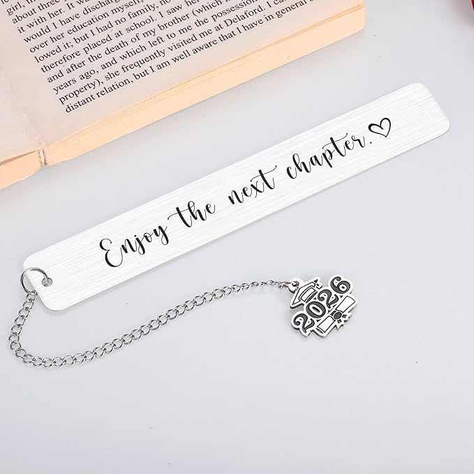 8th Grade Graduation Gifts for Girls Boys, 2026 Graduation Bookmark, Class of 2026 College Senior Night Gifts for Students, 5th 8th Grade High School Middle School Graduations Gift for Her Him