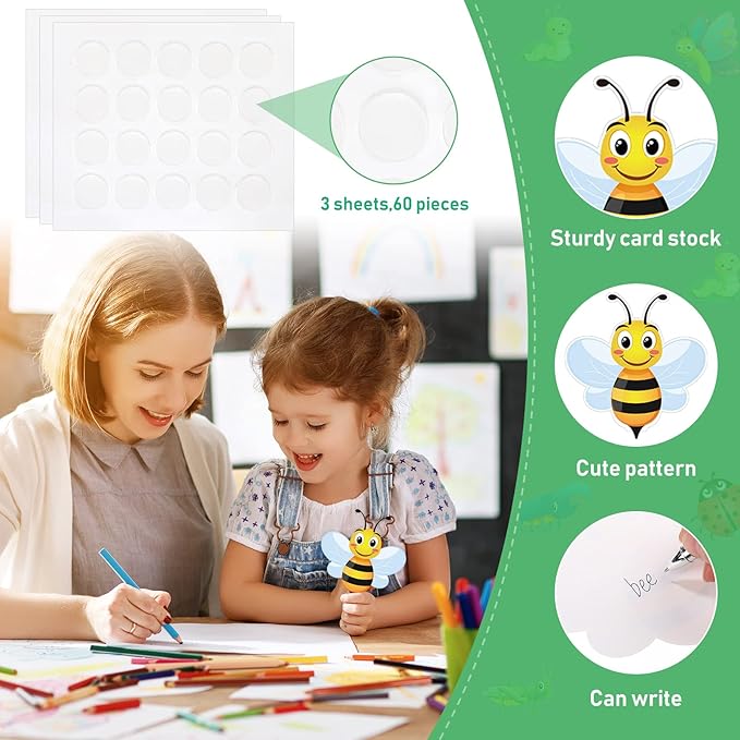 45 Pcs Bugs Bulletin Board Cutouts Insect Cutouts Bug Mini Accents Card Insect Theme Cutouts Summer Classroom Decoration Butterfly Bee Cutouts for Early Childhood Teacher Student School Party Supplies