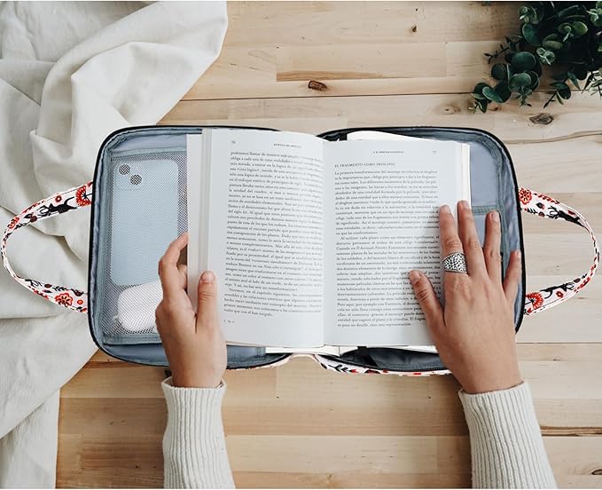 Octsky Bible Cover Case for Women Bible Organizer Book Carrying Bag for Medium and Large Bibles, Deer