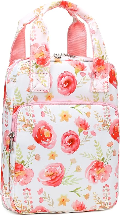 Bible Cover for Women, Bible Case, Bible Holder Case for Women, Carrying Book Case Church Bag with Handle and Zippered