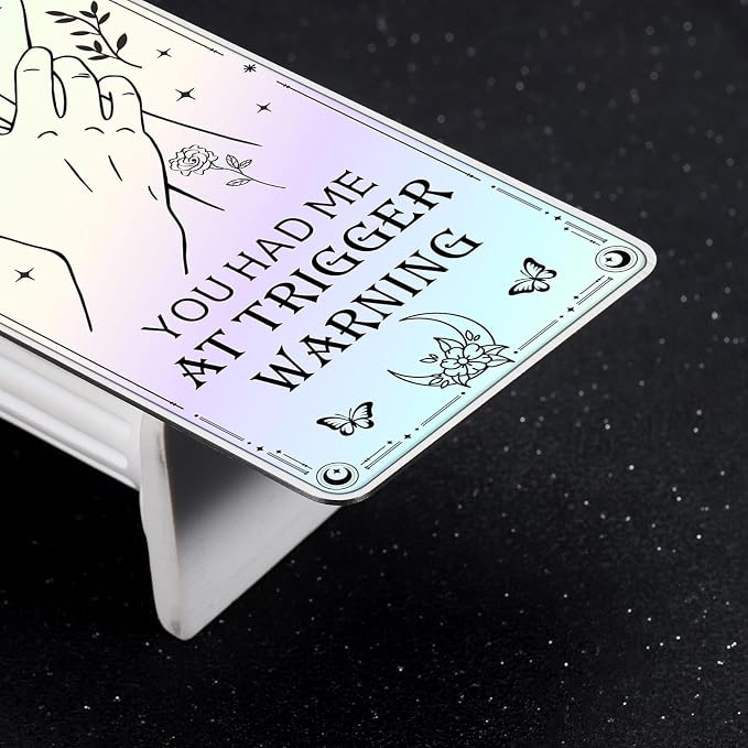 Dark Romance Merch Smutty Bookmarks - Smutty Book Lovers Gifts Funny Smut Bookmark for Girlfriend Book Marks for Reading Women Spicy Dark Romance Bookmarks for Book Lovers Women Birthday Anniversary