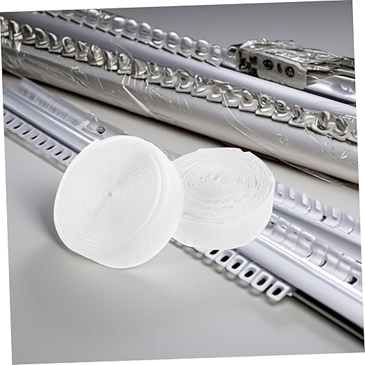 Double-Sided Self-Adhesive Hook and Loop Tape for Curtains and Doors Durable Strong Hold Fastener Strips for Home and Office Use Easy Installation Reliable Adhesion