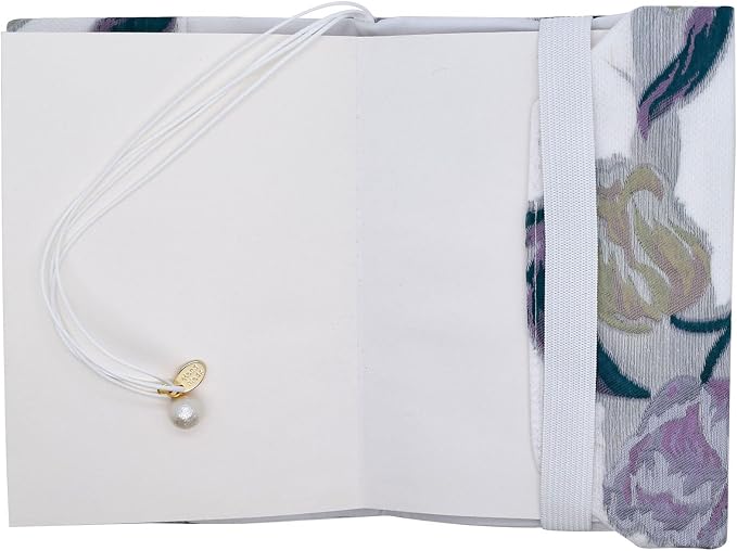 BLBMH A6 Book Cover 4x6 | Non-Stretch Fabric Sleeve with Bookmark | Handmade Washable Protector for Paperback Journal Bible Notebook | Gift for Women Readers - Tulip