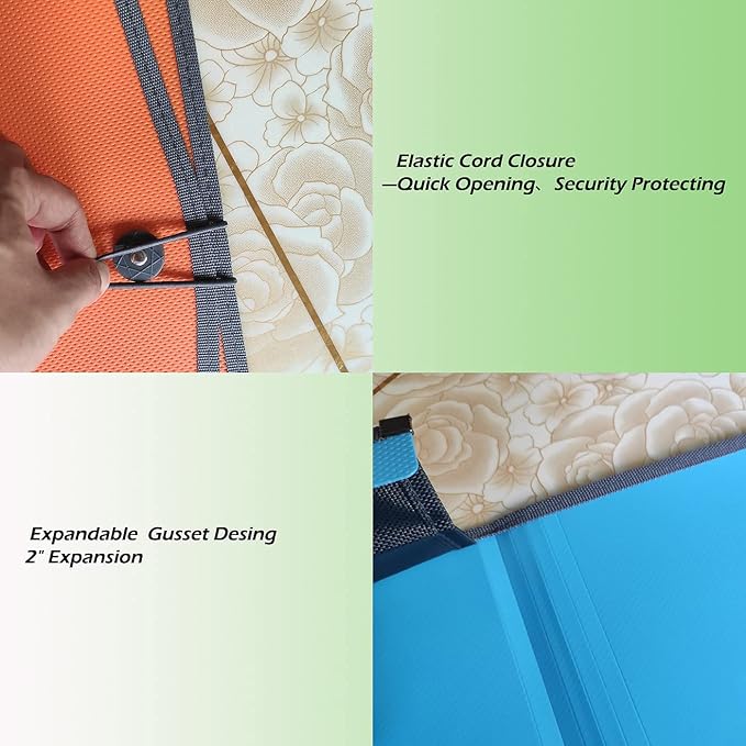 Premium Quality Plastic Expanding File Folder Document Organizer, 3.5" Expansion, A4 Letter Size for Home School Office Organization, 3 Pack