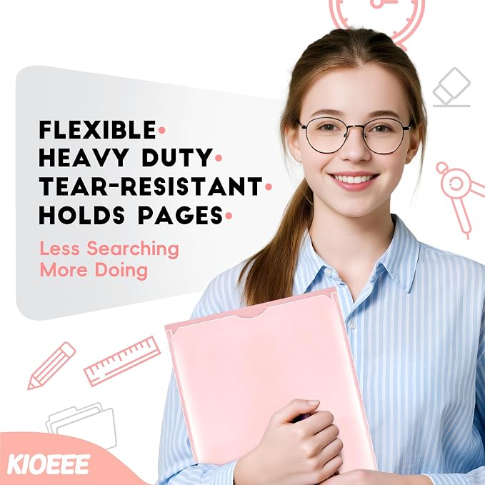 Plastic Folders with Clear Front Pocket (48 Pack) with 2 Pockets, Heavy Duty Letter Size Colored Plastic Folders for School Office，Letter Size Paper