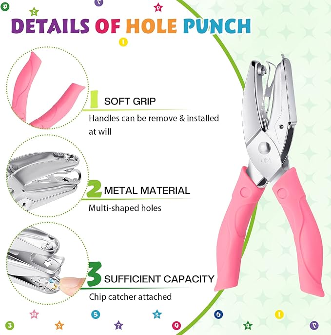 200 Pcs Reward Punch Cards Incentive Card and 2 Star Hole Puncher Kit Star Shaped Incentive Loyalty Reward Cards for Business Home Classroom School Teacher Party Decor