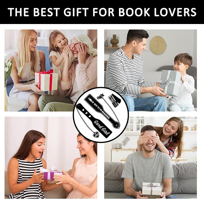 2Pcs Funny Smutty Good Girls Bookmark Gifts for Men Book Lover Metal Book Mark Stainless Steel Bookmark Inspirational Women Reading Accessories Unique Friend Coworker Teacher Gift Male Christmas Gift