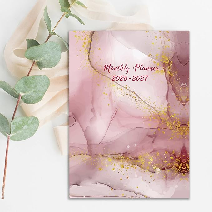 2026-2027 Monthly Planner - 15 Months Calendar from April 2026 - June 2027, Monthly Planner 2026-2027 Easy to Organize Your Daily Life, 7" x 10", Pink