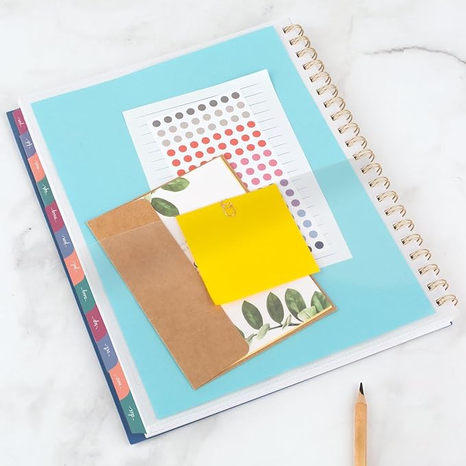 AT-A-GLANCE 2025 Planner, Weekly & Monthly, 8-1/2" x 11", Large, Harmony, Denim (1099-905-20-25)