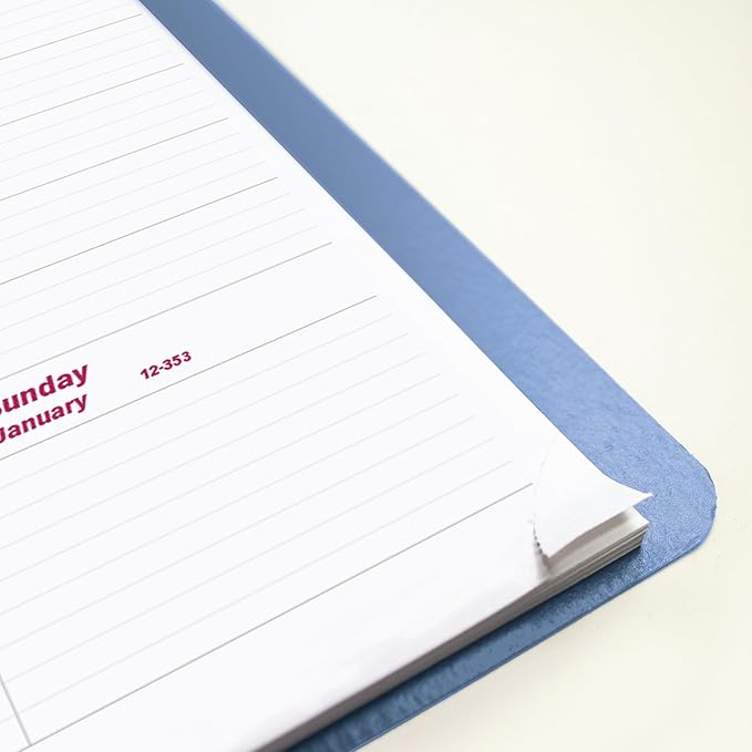 Brownline® 2025 Essential Weekly Planner, Appointment Book, 12 Months, January to December, Twin-Wire Binding, 11" x 8.5", Mountain Blue (CB950G.03-25)