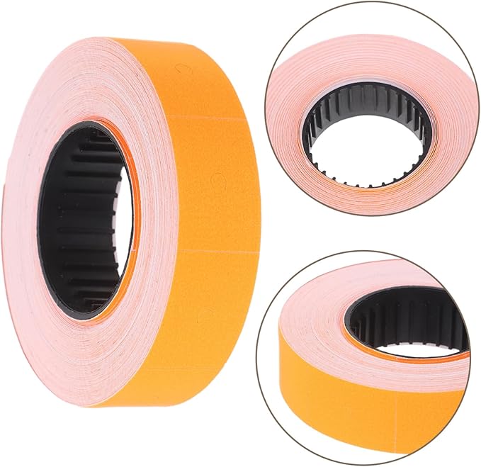 OSALADI 6600 Price Marker Labeler Paper Roll 10 Rolls Double Line Price Labels for Retail Grocery Store and Office Use Compatible Labellers and Accessories