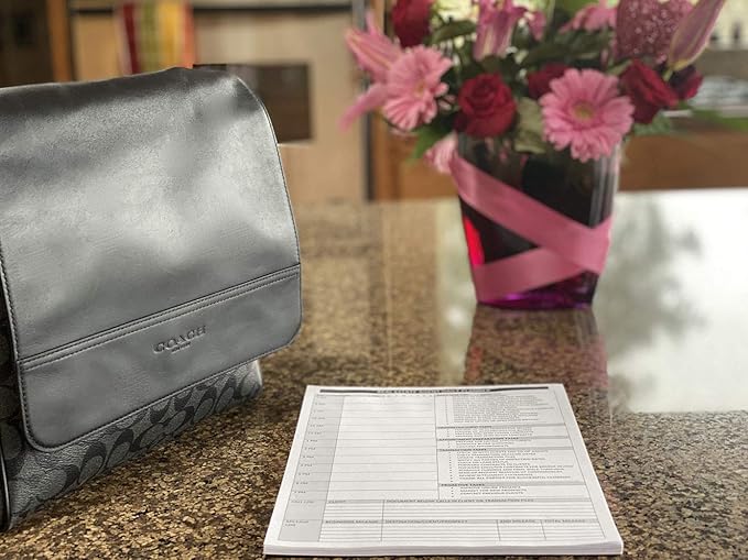 Agent Daily Planner Notepad – Real Estate Daily Task, Call & Mileage Log (8.5 × 11)